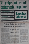 Lucha Obrera N.º 30 (año II- segunda época)