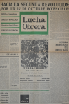 Lucha Obrera N.º 3 (año I- segunda época)